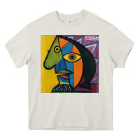 Cream picasso original Heavy Core Tee - artisFamous