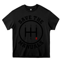 Black save the manuals (black) Heavy Core Tee - artisFamous