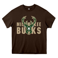 Chocolate Brown Milkwaukee Bucks Heavy Core Tee - artisFamous