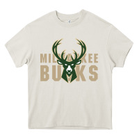 Cream Milkwaukee Bucks Heavy Core Tee - artisFamous