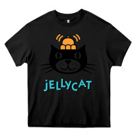 Black jelly cat Heavy Core Tee - artisFamous