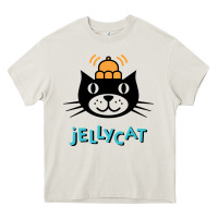 Cream jelly cat Heavy Core Tee - artisFamous