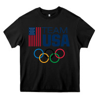 Black usa team Heavy Core Tee - artisFamous
