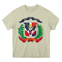 Mossy dominican republic flag national emblem republica dominicana t shirt Heavy Core Tee - artisFamous