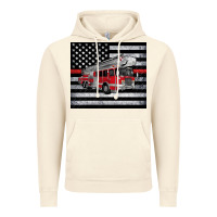 Vintage Artic thin red line American flag fire truck Vintage Hoodie - Artiststas