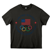 Asphalt Olympic Rings Heavy Core Tee - artisFamous