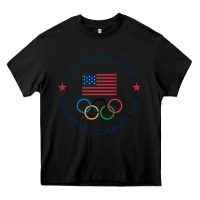 Black Olympic Rings Heavy Core Tee - artisFamous