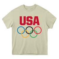 Mossy Olympic Rings Heavy Core Tee - artisFamous