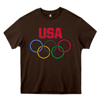 Olympic Rings Heavy Core Tee | Teevron