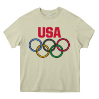 Mossy Olympic Rings Heavy Core Tee - artisFamous