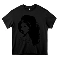 Black Amy Winehouse Heavy Core Tee - artisFamous