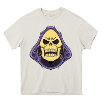 Cream Vintage Skeletor Heavy Core Tee - artisFamous