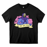 Black Vintage Skeletor ı am not nice Heavy Core Tee - artisFamous