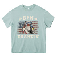 Arona Ben Drankin 4th of July Patriotic Funny T-Shirt Heavy Core Tee - artisFamous