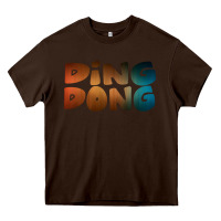 Chocolate Brown ding dong new Heavy Core Tee - artisFamous