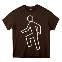Chocolate Brown everyday im shufflin Heavy Core Tee - artisFamous