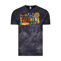 Cloud Black be the sunshine Vintage Tee - CowhideDigitalArt