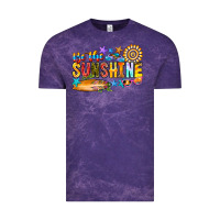 Cloud Purple be the sunshine Vintage Tee - CowhideDigitalArt