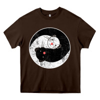 Chocolate Brown ferret harmony Heavy Core Tee - artisFamous