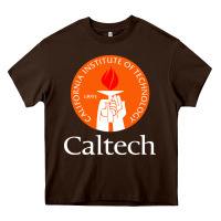 Chocolate Brown caltech california institute Heavy Core Tee - artisFamous