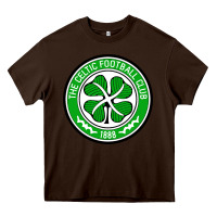 Chocolate Brown celtic fc Heavy Core Tee - artisFamous