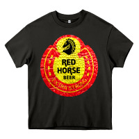 Asphalt red horse Heavy Core Tee - artisFamous