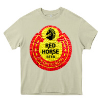Mossy red horse Heavy Core Tee - artisFamous