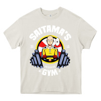 Cream anime gym Heavy Core Tee - artisFamous