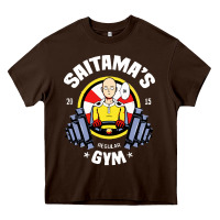 Chocolate Brown anime gym Heavy Core Tee - artisFamous