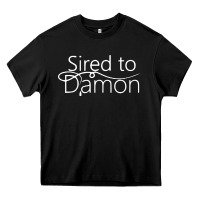Black sired to damon Heavy Core Tee - artisFamous