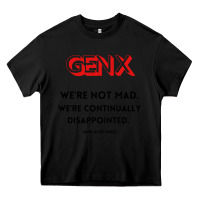 Black genx were not mad Heavy Core Tee - artisFamous