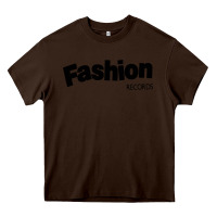 Chocolate Brown fashion records Heavy Core Tee - artisFamous