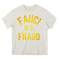 Cream fauci is a fraud Heavy Core Tee - artisFamous