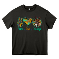 Asphalt Peace Love Donkeys Heavy Core Tee - Jasminsmagicworld
