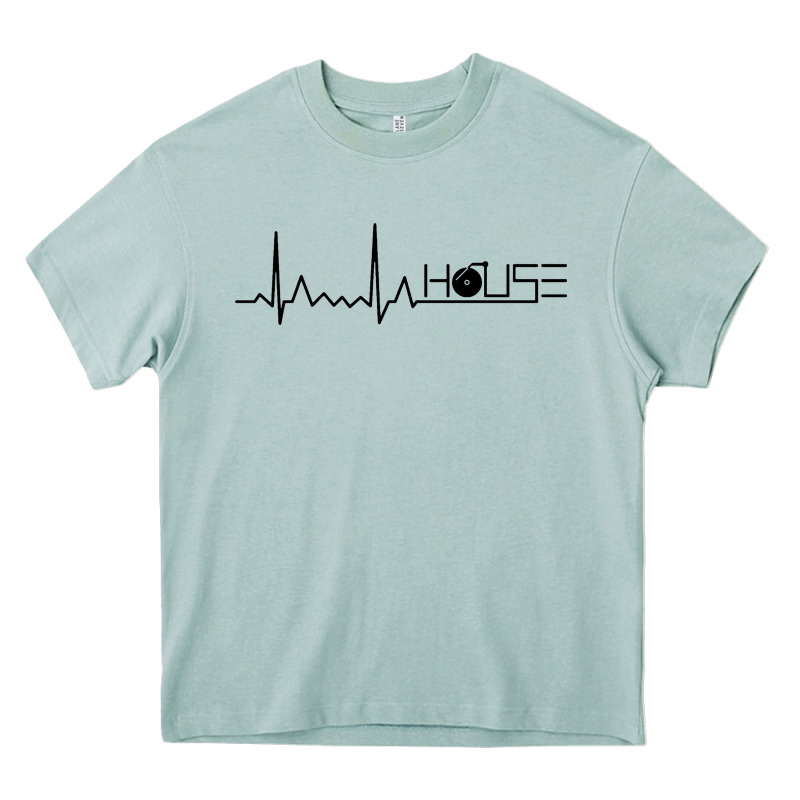 House Music Heartbeat Heavy Core Tee by artisFamous | Teevron