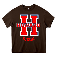 Chocolate Brown howard 1867 university Heavy Core Tee - artisFamous