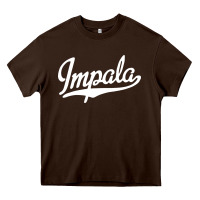 Chocolate Brown impala Heavy Core Tee - artisFamous