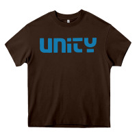 Chocolate Brown unity Heavy Core Tee - artisFamous