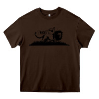 Chocolate Brown wackies Heavy Core Tee - artisFamous