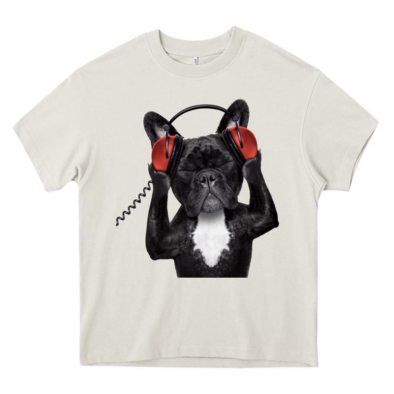 French Bulldog Dj Style Heavy Core Tee by artisFamous | Teevron