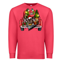 Cardinal christmas truck Premium Sweatshirt - RanaPortraitStore