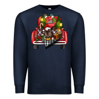 Navy christmas truck Premium Sweatshirt - RanaPortraitStore