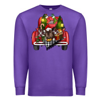 Purple christmas truck Premium Sweatshirt - RanaPortraitStore