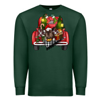 Sports Green christmas truck Premium Sweatshirt - RanaPortraitStore