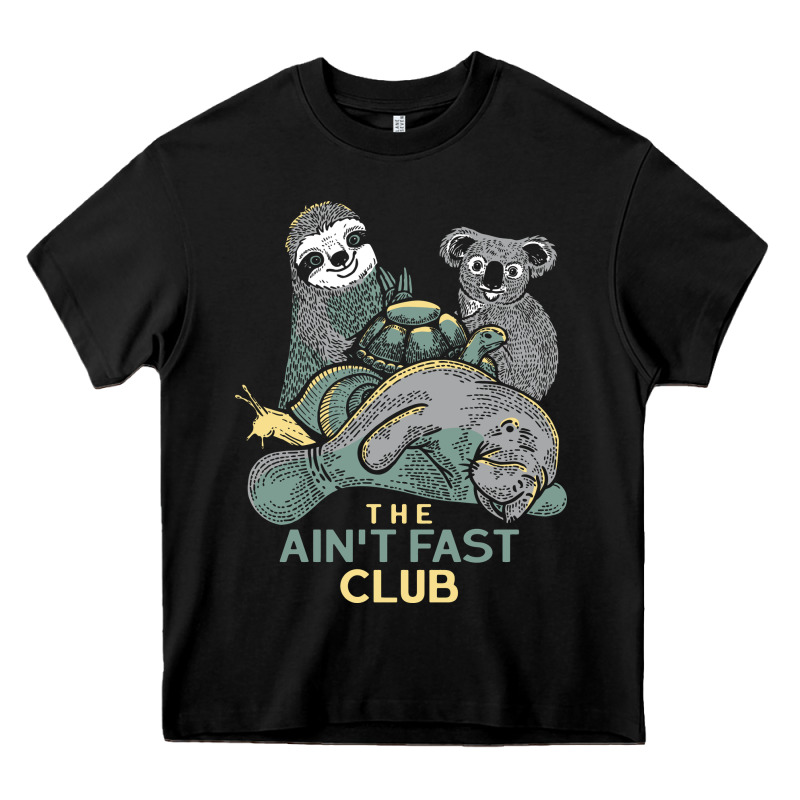 The Ain't Fast Club Heavy Core Tee by artisFamous | Teevron