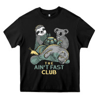 Black the ain't fast club Heavy Core Tee - artisFamous