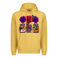 Antique Gold halloween jars rose Premium Hoodie - BarkalooDesign
