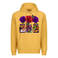 Mustard halloween jars rose Premium Hoodie - BarkalooDesign