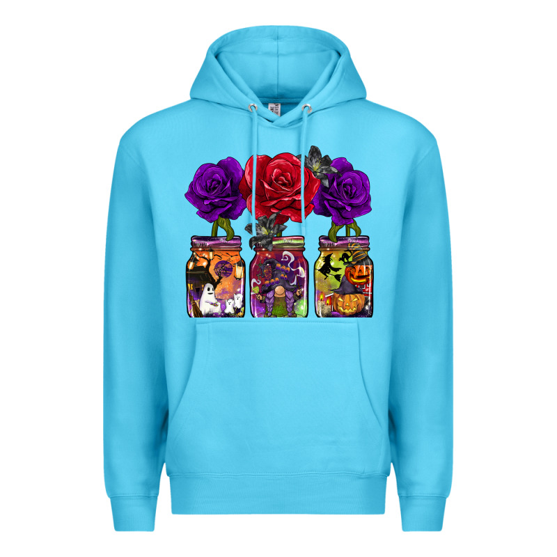 Halloween Jars Rose Premium Hoodie by BarkalooDesign | Teevron
