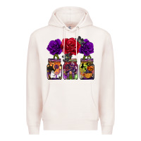 Pale Pink halloween jars rose Premium Hoodie - BarkalooDesign